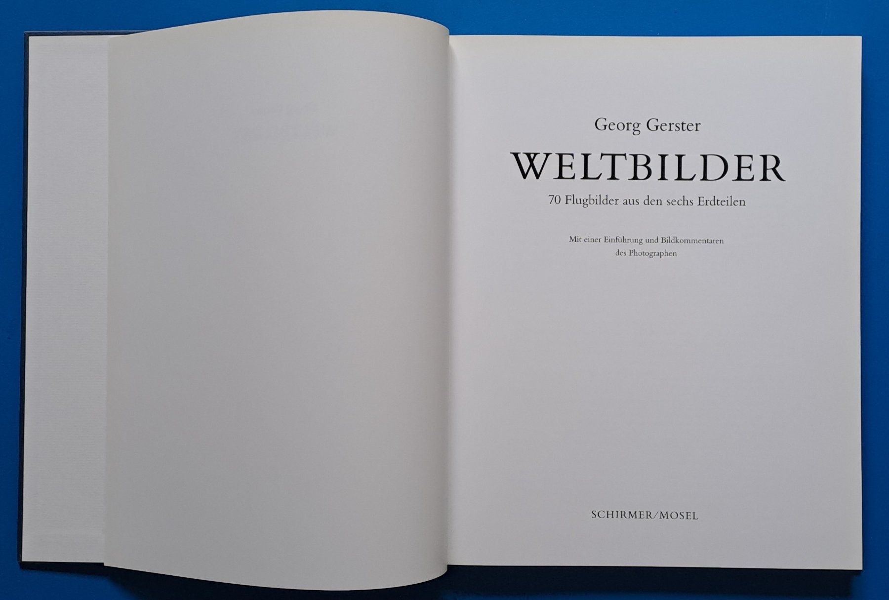 Libri: Georg Gerster: WELTBILDER. EA 2004. Top erhalten – Usato da Zürich venduto da archiphil 3