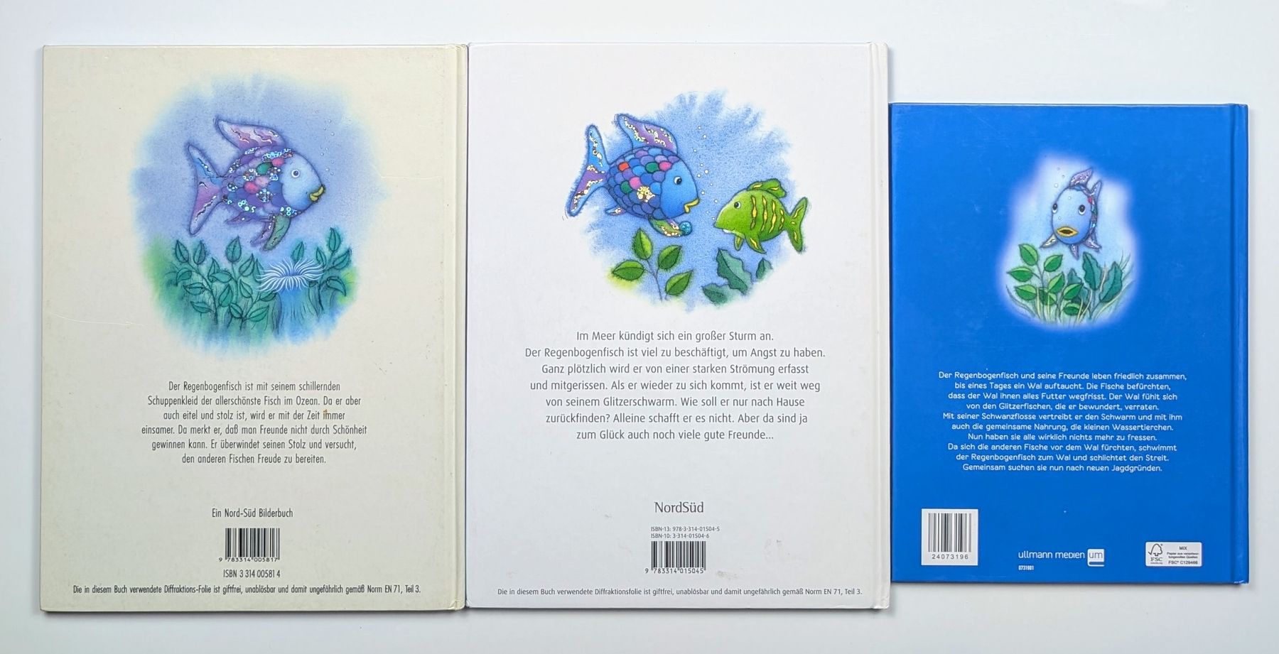 Bücher: 3 Bücher vom Marcus Pfister - Der Regenbogenfisch – Gebraucht aus Wängi von ABIZONE-86 1