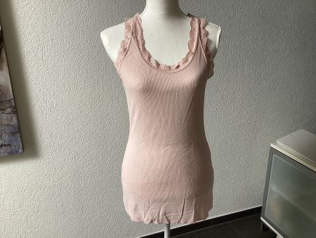 Marta Tanktop Spitzendetails Rosa Grösse L/XL neu