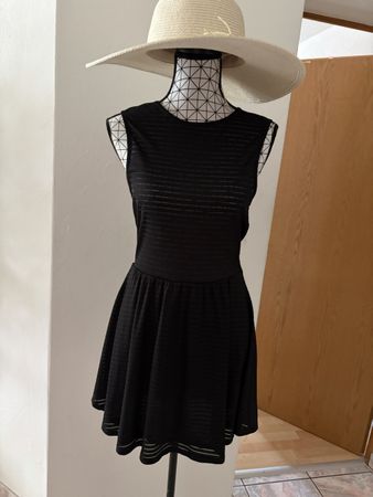 Schickes, leichtes Damen Sommerkleid schwarz S/M