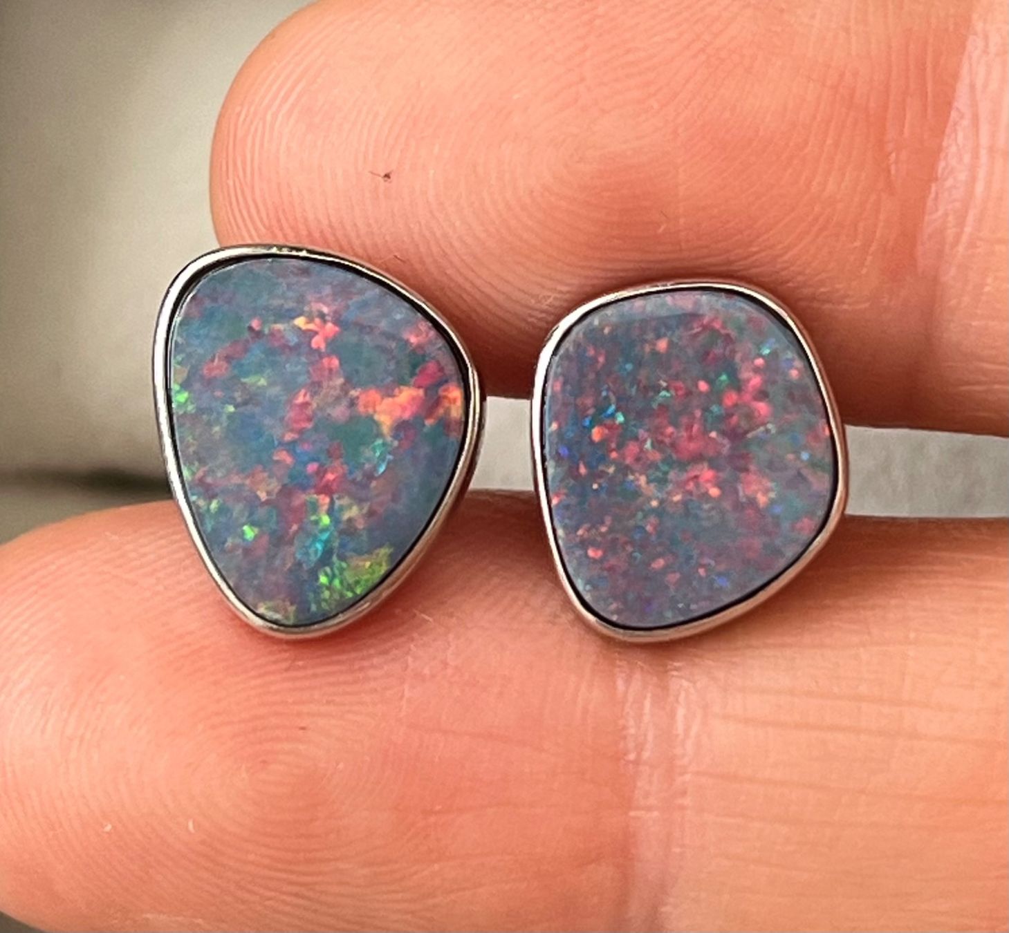 Ohrringe & -stecker: Ohrringe in 14k Gold mit Opal-Doubletten – Neu (gemäss Beschreibung) aus Bern von Steinfieber 3