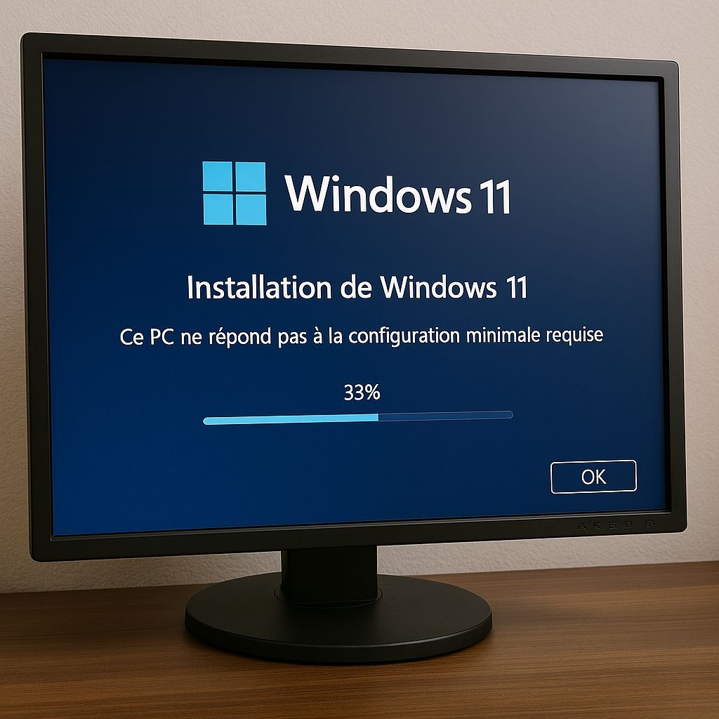 Altro per Ufficio & Commercio: Installation Windows 11 sur PC non supporté – Usato da Le Noirmont venduto da mivone