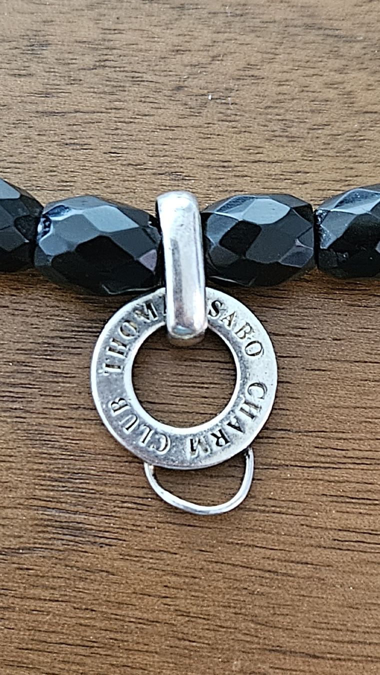 Thomas Sabo Catenine: Thomas Sabo Kette schwarz – Usato da Bern venduto da Sabulise 2