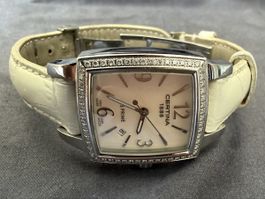 Certina DS Prima Square Pearl - 58 Brillianten