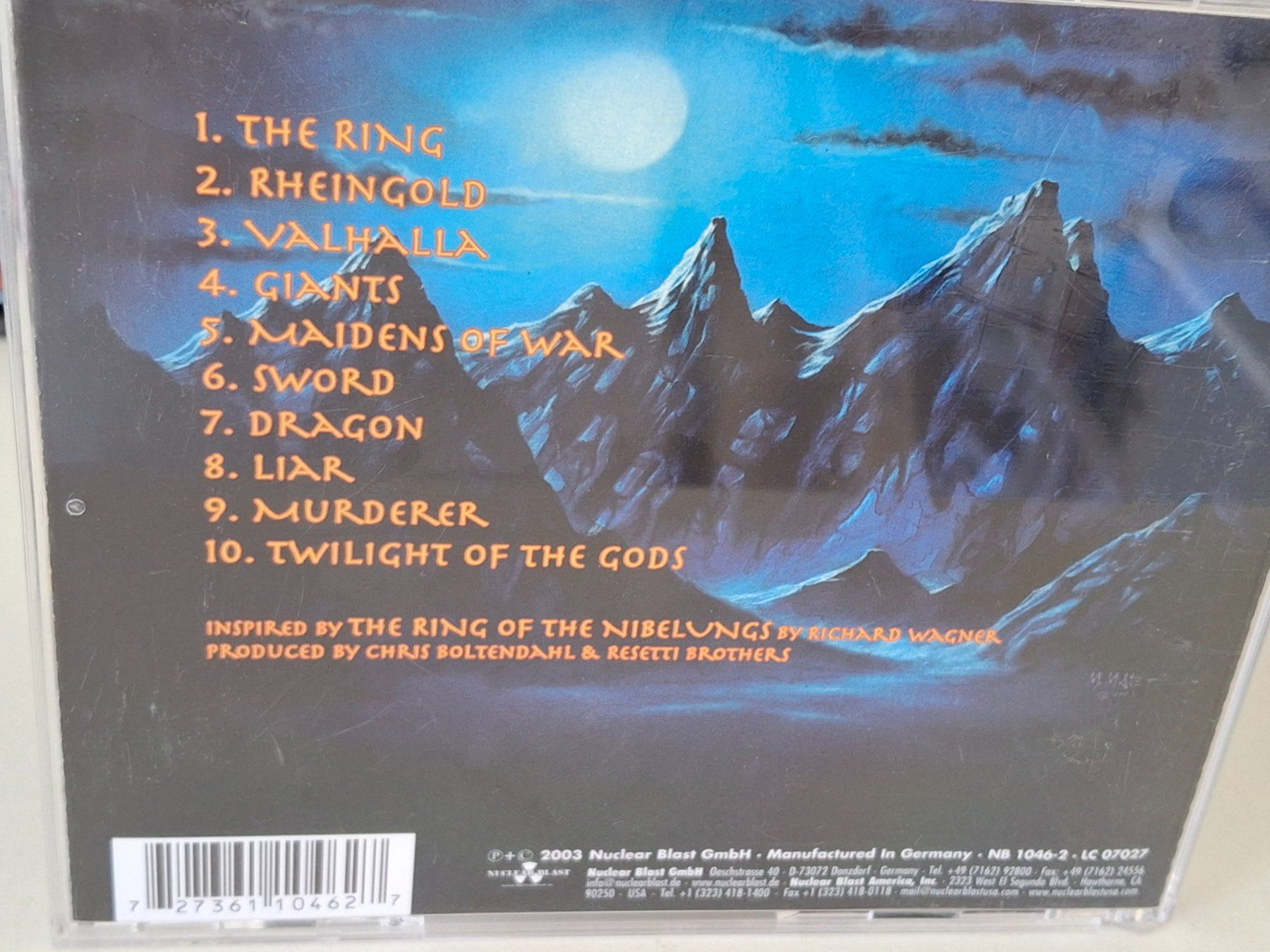 CD: CD Grave Digger - Rheingold – Usato da Aarberg venduto da Jackup1 1