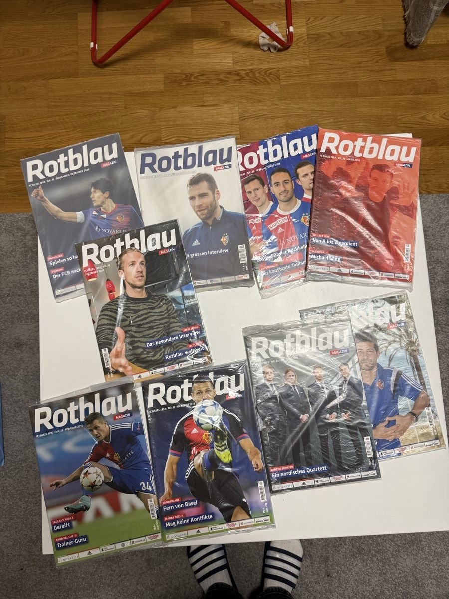Riviste & Magazine: FC Basel Fussball Hefte Neu – Nuovo e nell'imballaggio originale da Basel venduto da momo.st