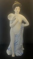 Statuette Biscuit de Thuringe Style Japonisant (Circa 1900)