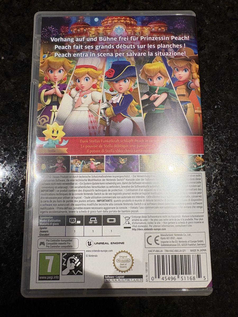 Jeux: Princess Peach Showtime Switch Spiel – D'occasion à Nottwil par Regis1108 1