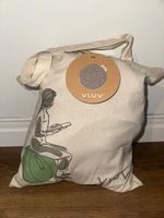 Neuwertiger VLUV Sitzball / Bezug Baumwolle / Sand, 65 cm