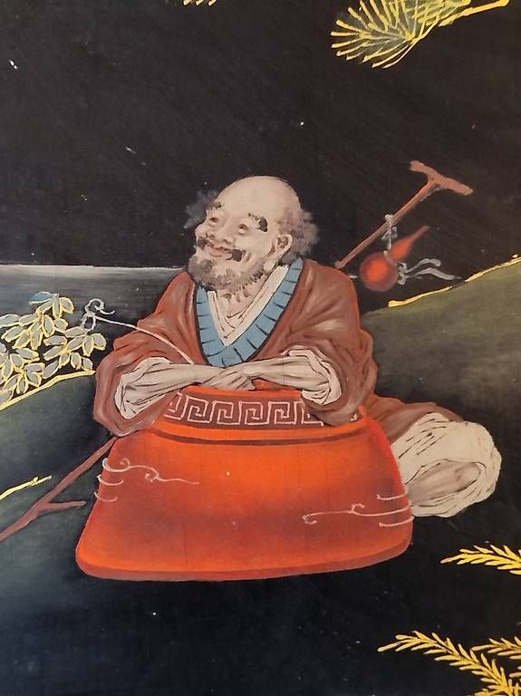 Foto & Immagini: Painted Lacquer Panel, China, MidleTwentieth – Usato da Rupperswil venduto da Viland_Dann 4