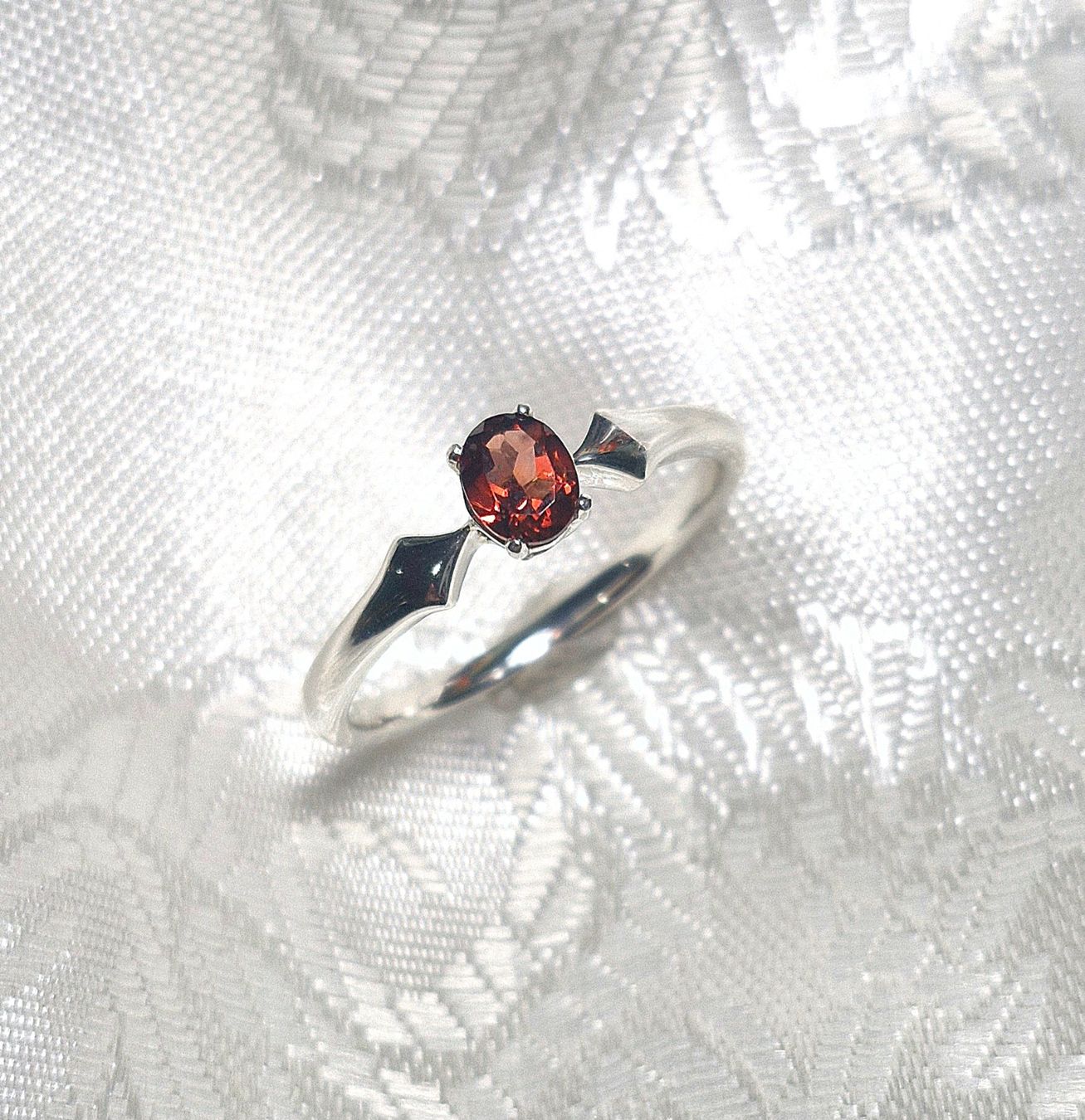 Anelli: Granat Ring inkl. grössen anpassung – Nuovo e nell'imballaggio originale da Zürich venduto da GOS08 4