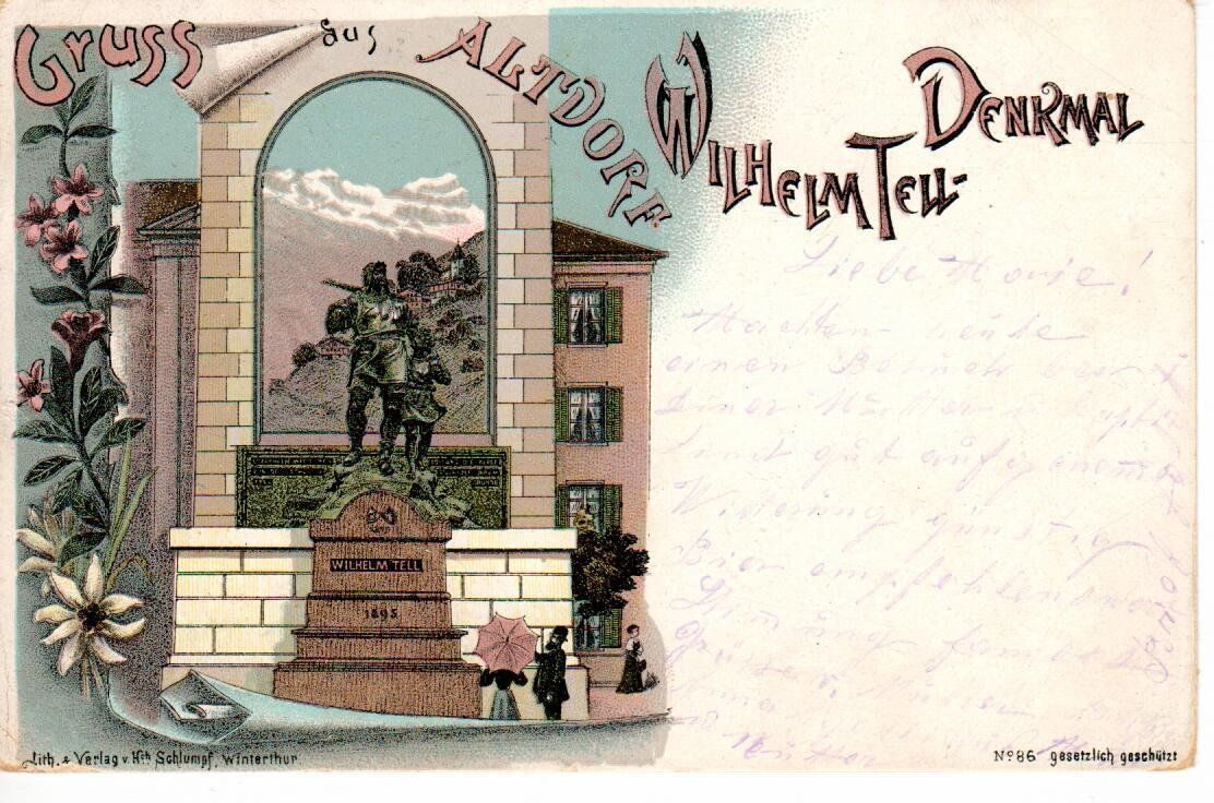 Cartoline postali: Gruss aus Altdorf – Usato da Wolhusen venduto da Curver9
