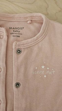 Baby Langarmbody mit Füsse_Gr62( 3M)
