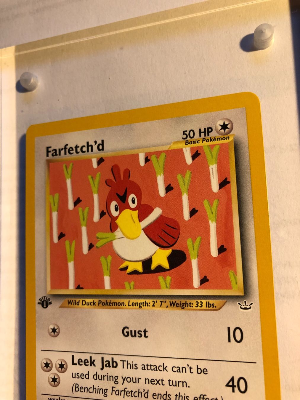 Sammelbilder & Trading cards: Farfetch'd 1st Neo Revelation - MINT - ab 1.- – Gebraucht aus Giubiasco von dan_pr8b 3