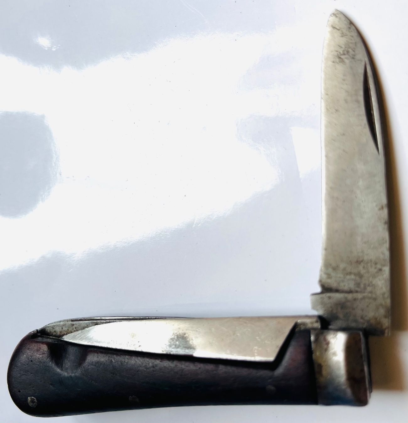 Coltelli tascabile: Altes Sackmesser, 2 Klingen mit Holzgriff – Usato da Basel venduto da TOMFAN 5