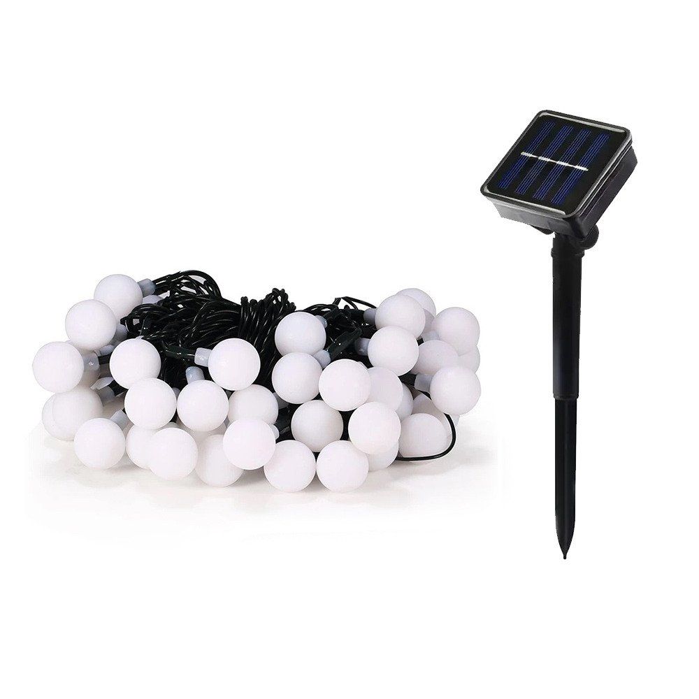 Lichterketten & Leisten: Solar-Gartengirlande 450cm mit 40 LED Lichtern D2cm – Neu und originalverpackt aus Matzendorf von Gartendeko-Shop 1