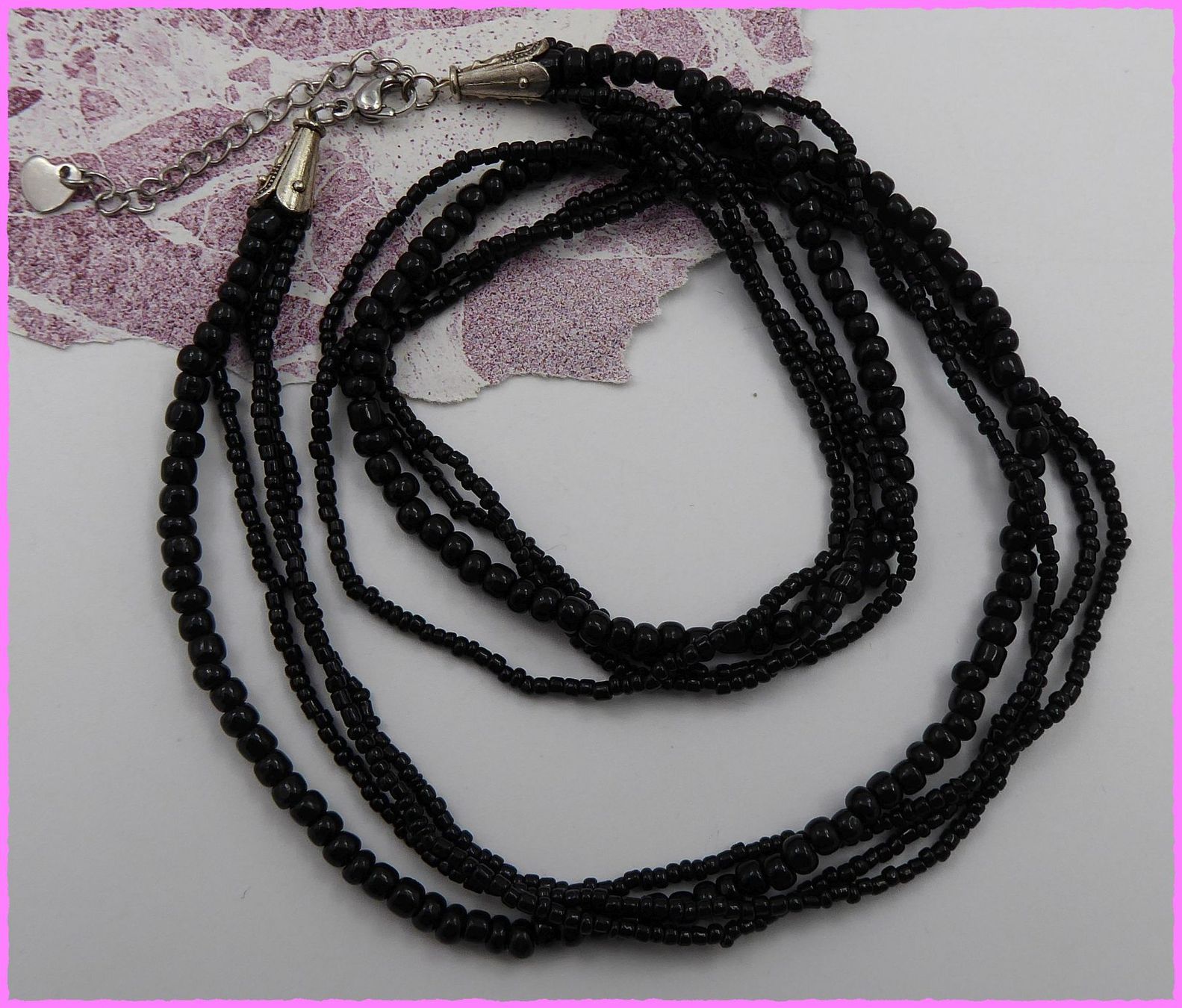 Catenine: 4-reihig Glasperlen - Collier Rocailles ca. 49cm – Nuovo e nell'imballaggio originale da Oberglatt ZH venduto da Diamond-Girl 4