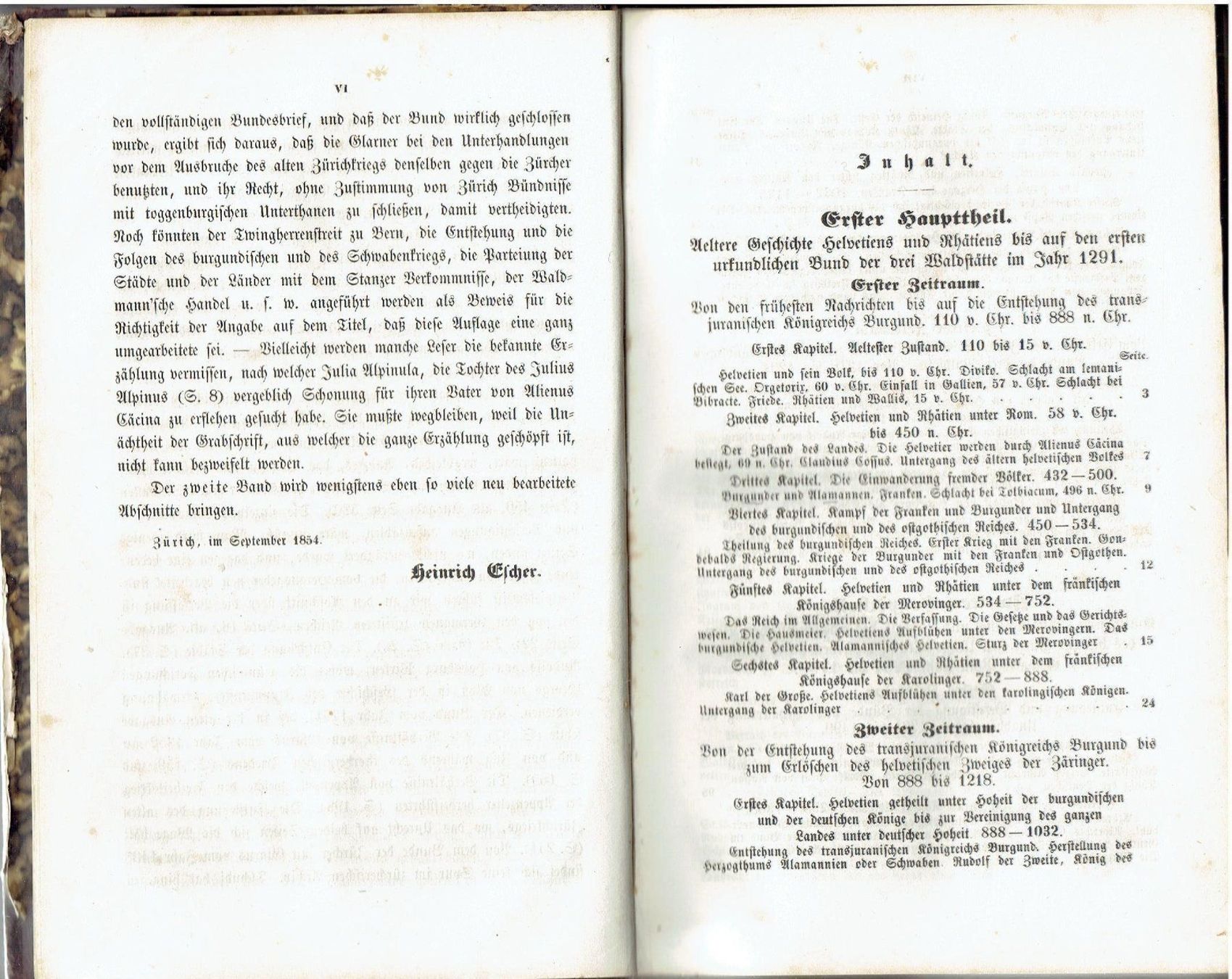 Libri: Geschichte der Schweizerischen Eidgenossenschaft 1855 – Usato da Flims - Dorf venduto da Stagediver 1
