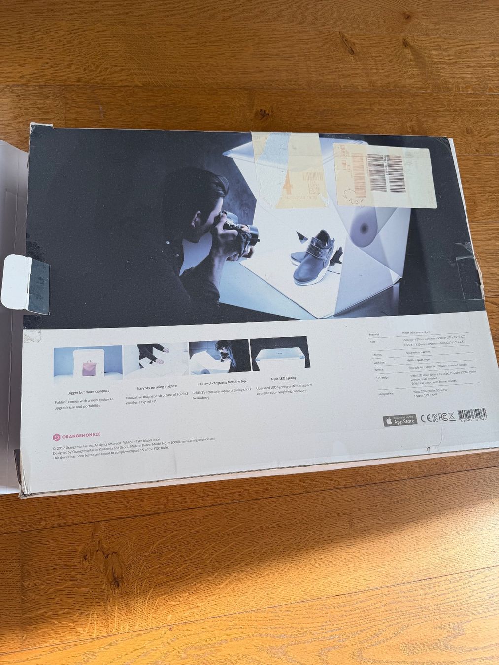 Laboratorio & Camera oscura: Orangemonkie Foldio 3 portable Light Box – Usato da Bassersdorf venduto da Sandy456 6