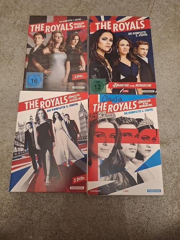 Tutti i DVDs: Alle Folgen von The Royals – Usato da Steinhuserberg venduto da Claudia0695