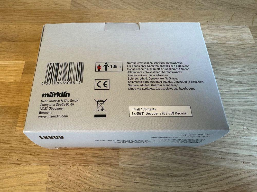 Se produkter som liknar Märklin 60881 S88 AC på (706638849