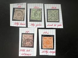 Würtemberg 1890 kl. Lot gest.  (3466)