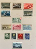 LOT BRIEFMARKEN SCHWEIZ NEU 1947