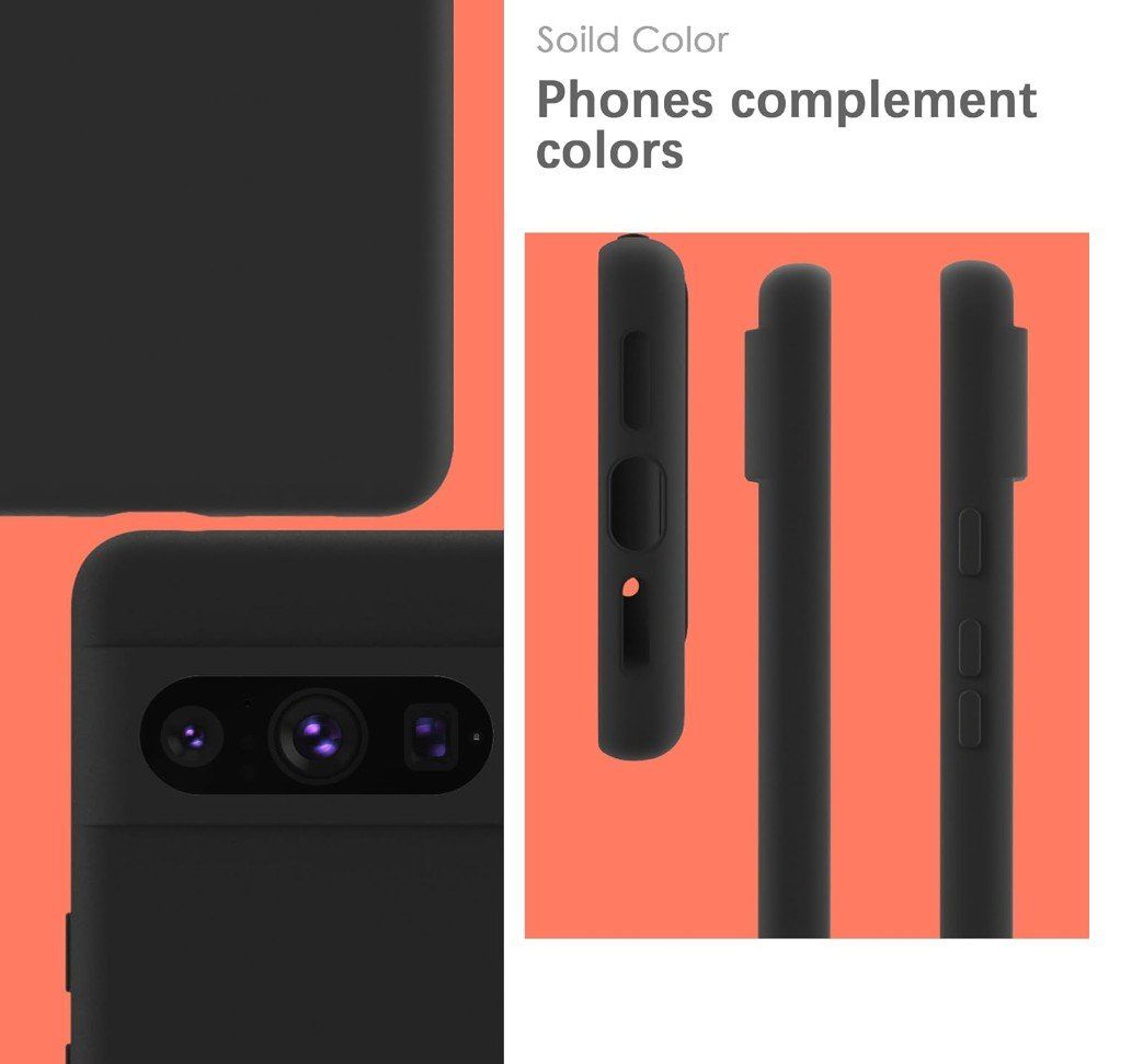 Cover & Protezioni schermo: Google Pixel 8 Pro Hülle Case black matt TPU dünn weich – Nuovo e nell'imballaggio originale da Rorschacherberg venduto da elektrofreak 2