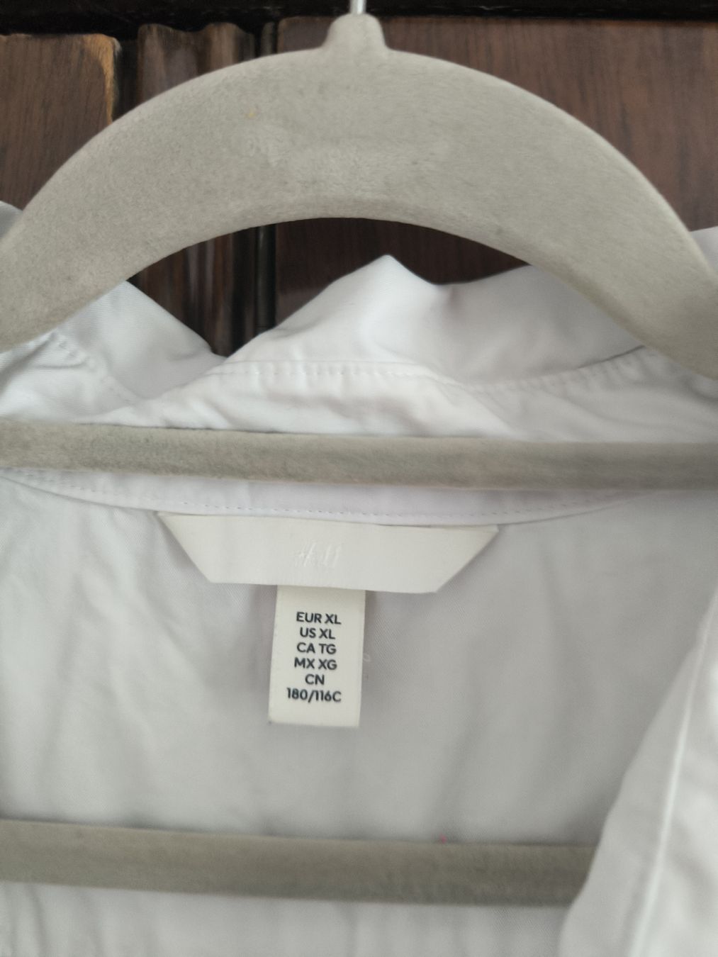 H&M Camicette: Weiße Baumwoll Bluse, Gr. XL – Usato da Kloten venduto da Olivenbaum2017 2