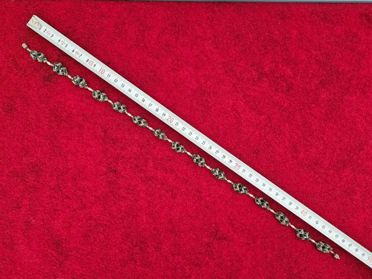 Colliers: Halskette mit Perlen und Strasssteinen ca.42 cm  Modeschmuck – D'occasion à Menziken par sura76 3