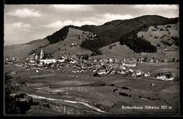 AK Rothenthurm, Teilansicht mit Kirche