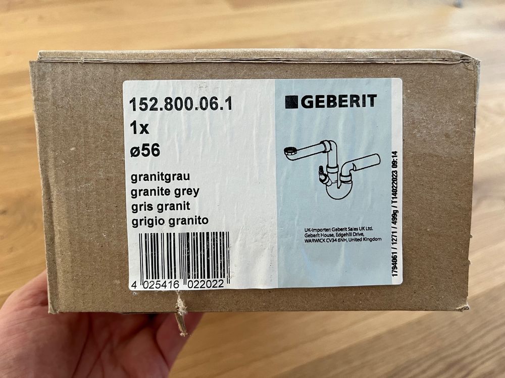 Geberit Spültischsifongarnitur (Neu und originalverpackt) in ...