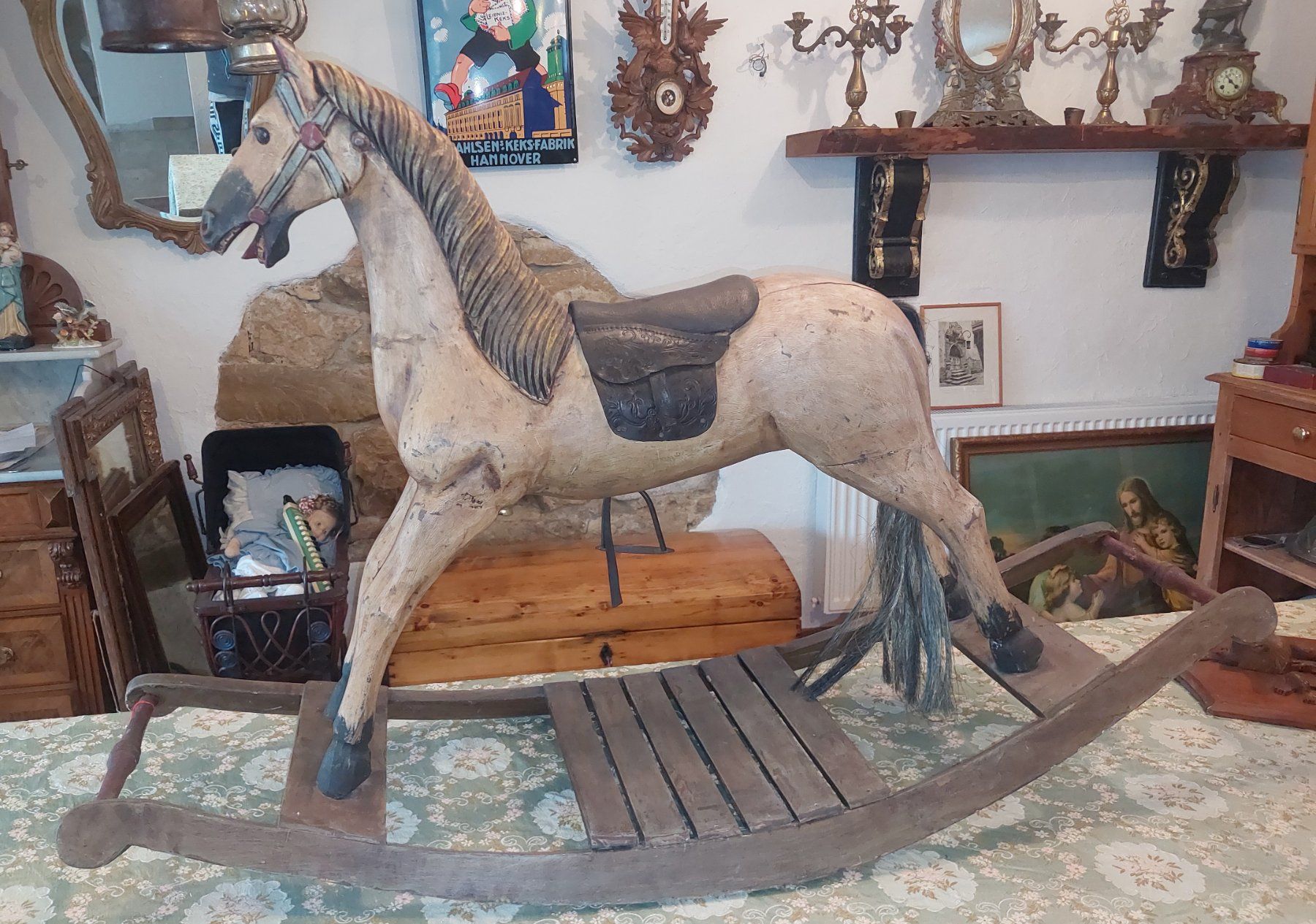 Giocattoli: Schaukelpferd – Usato da Siblingen venduto da rantiques