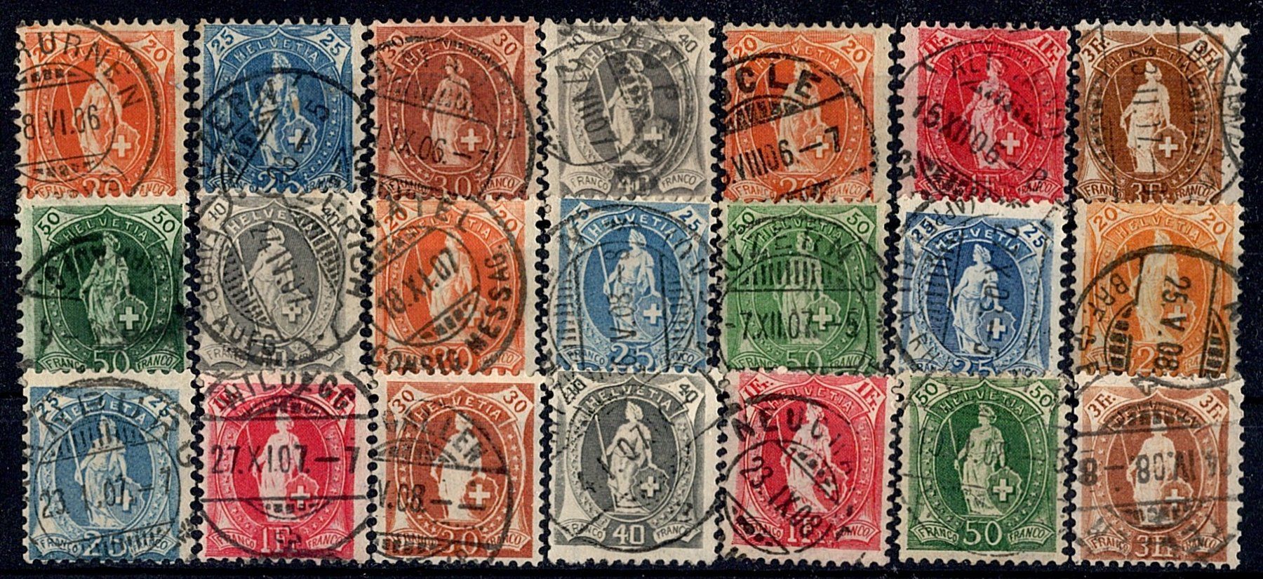 Tutti i francobolli: Stehende Helvetia (760) – Usato da Burgdorf venduto da blinky01