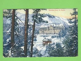 Suvretta-Haus St. Moritz, Winter Postkarte