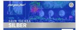 Find your Flow- Event Ticket Silber Kategorie verfügbar