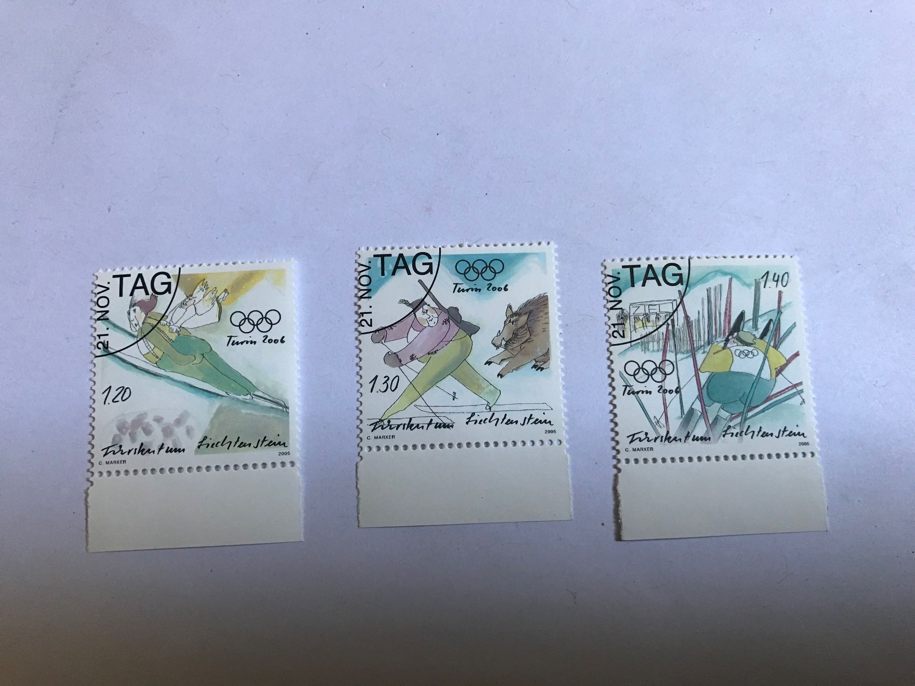 Tutti i francobolli: briefmarken FL, 21.11.2005, gestempelt – Usato da liestal venduto da makai05