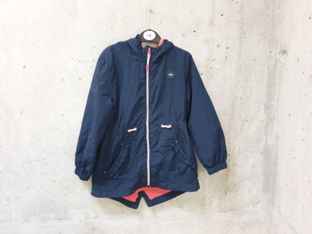 Parka / Manteau coupe-vent C&A, bleu marine, fille, 116