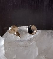 YIN YANG OHRRINGE SILBER 925
