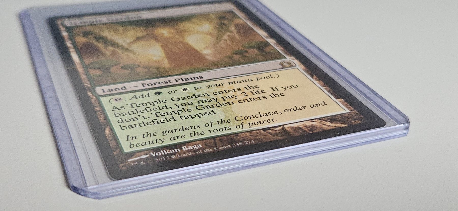 Magic The Gathering Carte collezionabili: Temple Garden 248/274 MTG 2012 ENG – Usato da Belp venduto da Ginus85 2