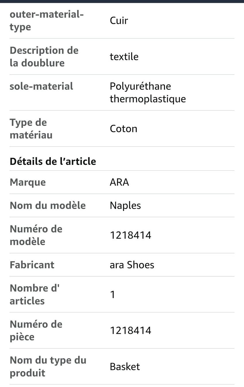 Ara Chaussures femmes: Très belles baskets Ara Neaple  Taille 40 – D'occasion à Erde par zakleblanc 6