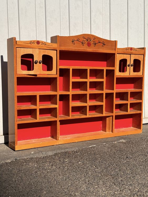 2 Weiße Puppenhaus-Wandregale 1:12 - Miniatur-Regale Für Puppenhaus-Küche & Deko