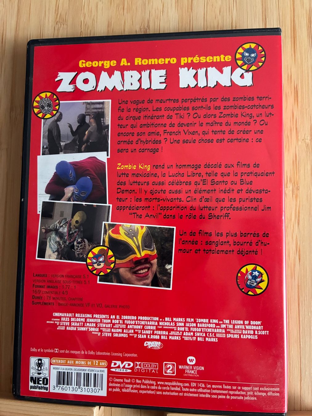 Tutti i DVDs: Zombie King (2003, DVD, de Stacey Case) – Usato da Vevey venduto da zecollector 1