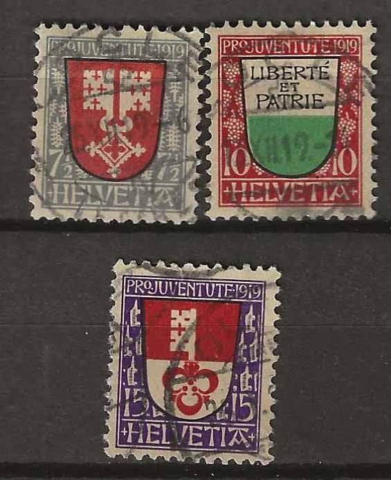Alle Briefmarken: PJ019 - Pro Juventute 1919 obl. – Gebraucht aus Trélex von Phil_Albert
