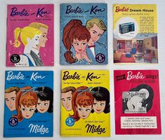 Libretti Barbie vintage 1961 e 1962