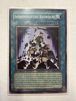 Yu-Gi-Oh Zauberkarte Infernomissachtende Beschwörung 1.Auf