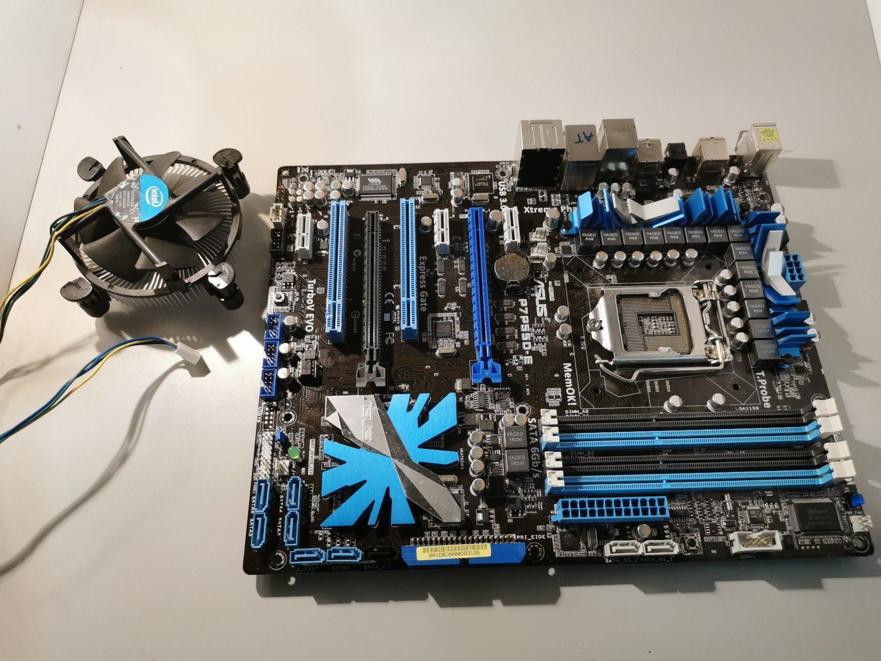 Asus Schede madri: Asus P7P55D-E with Fan – Usato da Ecublens VD venduto da Netfinity 5