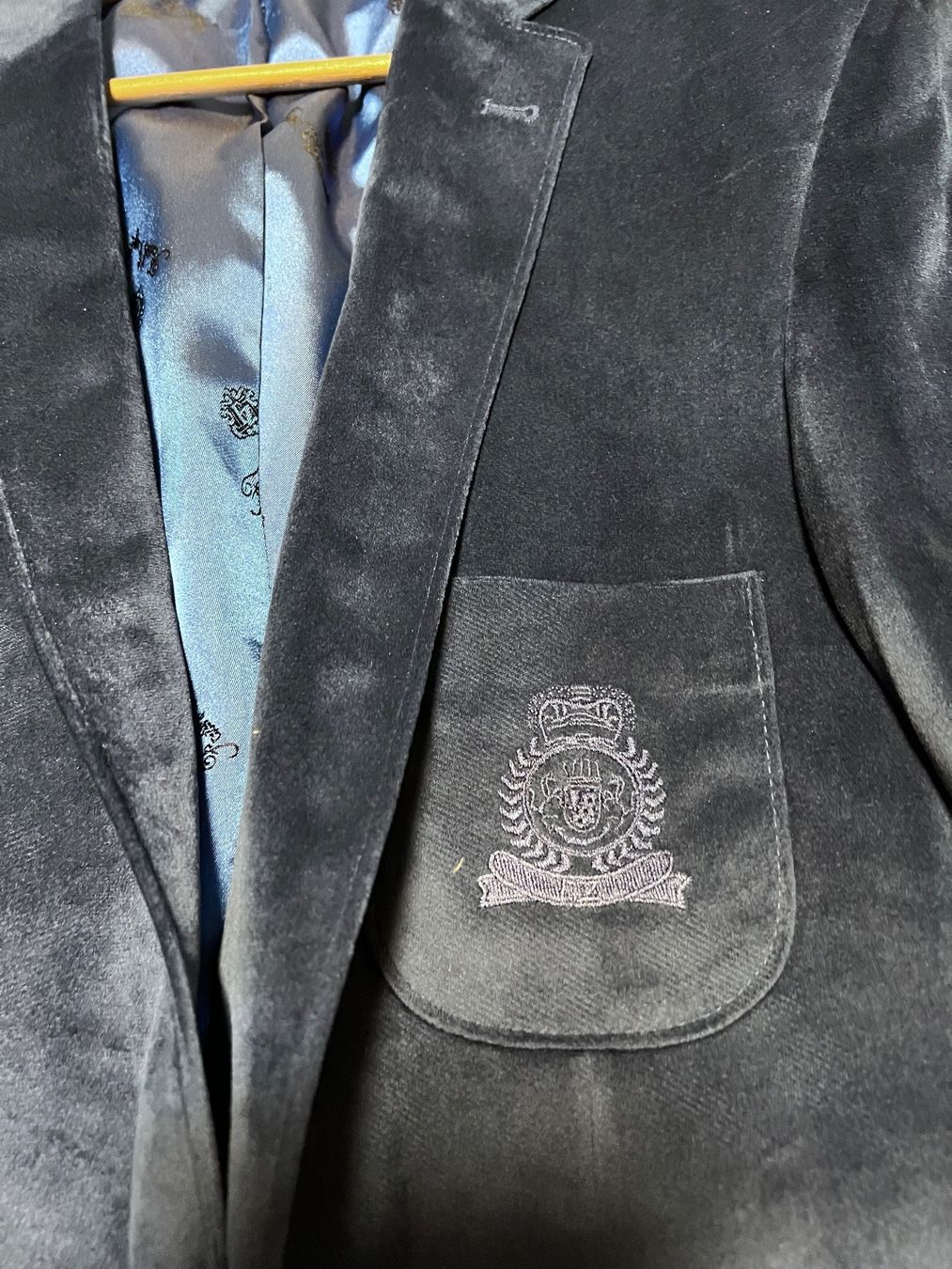 Giacche: Samtjacke blau Herren – Nuovo e nell'imballaggio originale da Chur venduto da bauser03 2