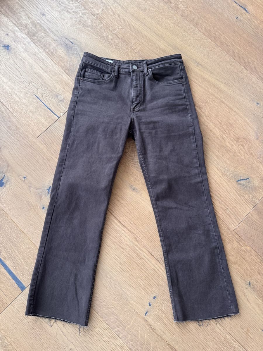 Zara Jeans: ZARA Flared Jeans Mini Flare in braun knöchellang Gr.38 – Nuovo (secondo la descrizione) da Altendorf venduto da PiaLang