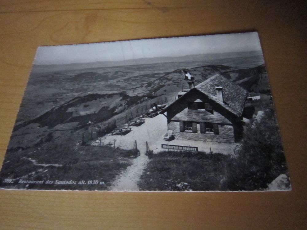 Restaurant des SAUTODOZ Postkarte (rocher de Naye) | Kaufen auf Ricardo